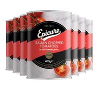 Epicure Tinned Italian Chopped Tomatoes, 400 g (12-Pack)