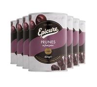 Epicure Tinned Prunes in Fruit Juice, Delicious as a Snack, Topping or Dessert, 425 g (Pack of 12)