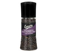 Epicure Vietnamese Black Peppercorns, Freshly Ground Seasoning Grinders, 145 g (Pack of 1)