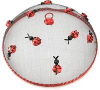 Epicurean 35cm Mesh Dome Food Cake Cover Ladybird Pattern Keep Flies Wasps Off