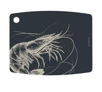 EPICUREAN Gourmet Series Chopping Board, Slate, Shrimp Design