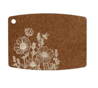 EPICUREAN Gourmet Series Nutmeg Chopping Board - Wildflower Etching