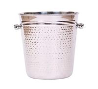 Epicurean Hammered Steel Elegant Champagne Bucket, Silver, Stainless, 21 x 26 x 22 cm