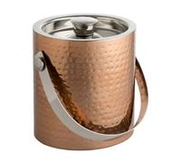 Ice Bucket 15Cm Copper Hammered