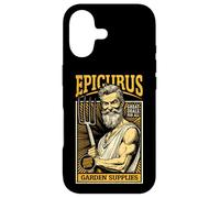 Epicurus Garden Supplies Funny Philosophy Gardening Retro Ad Case for iPhone 17