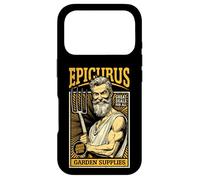 Epicurus Garden Supplies Funny Philosophy Gardening Retro Ad Case for iPhone 17 Pro