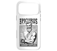 Epicurus Garden Supplies Funny Philosophy Gardening Retro Ad Case for iPhone 17 Pro Max