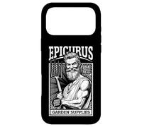 Epicurus Garden Supplies Funny Philosophy Gardening Retro Ad Case for iPhone 17 Pro Max