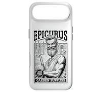 Epicurus Garden Supplies Funny Philosophy Gardening Retro Ad Case for iPhone Air