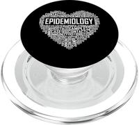 Epidemiology Heart Gift Proud Epidemiologist Gifts PopSockets PopGrip for MagSafe