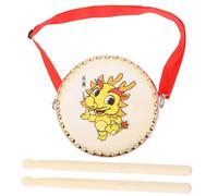 EPIGEIST 1 Set Dragon Pattern Hand Drum for Music Development Stage Performance Fun Noise Making Activities Percussion Instrument