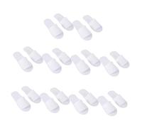 EPIGEIST 10 Pairs Disposable Hotel Slippers Open Toe Indoor Guest Slippers Household Use Soft Lightweight Non-slip for Home and Travel