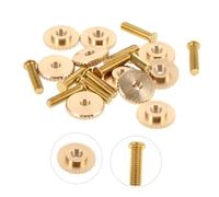 EPIGEIST 10 Sets Badge Fix Screw Pin Backs for Craft Metal Badges with Butterfly Clutch Versatile Accessory for DIY and Brooches Suitable for Custom Outfit Matching