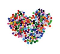 EPIGEIST 1000Pcs Mixed Red and Green Glitter Pom Poms Christmas Decor Balls for Crafts and Holiday Party Decorations for Hats Tree Ornaments and DIY Arts Supplies