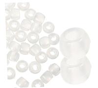EPIGEIST 1000Pcs UV Plastic Beads Color Changing UV Reactive Clear Beads for Jewelry Making DIY Bracelets Necklaces Fun Glow in Dark