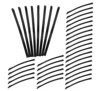 EPIGEIST 100pcs Curved Black Jumbo Bobby Pins for Thick Hair Non-slip Super Grip Metal Hair Clips for Updos Bangs and Everyday Styling Comfortable Fit for Women Men