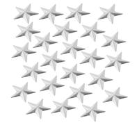 EPIGEIST 100Pcs Iron Five-pointed Star Ornaments Metal Barn Star Wall Decor Rustic Farmhouse Stereoscopic Art for Home and Garden Crafting