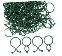 EPIGEIST 100pcs Plant Support Clips for Climbing Plants Shaped Reusable Garden Stem Gripper Clips for Tomato Vines Vegetable Vines Flower Stems Lightweight Plastic Gardening Supplies