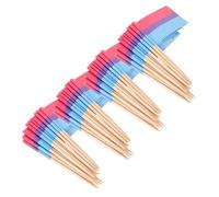 EPIGEIST 100pcs Rainbow Pride Flag Toothpicks Party Fruit Picks Cocktail Food Sticks for LGBTQ Celebration Cake Dessert Decoration