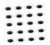 EPIGEIST 100pcs Self Adhesive Googly Craft Eyes Moving Eyeballs for DIY Doll Making Crochet Hand Puppets Plastic Sticker Eyes for Creative Handmade Projects