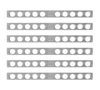 EPIGEIST 10pcs 6-string Guitar Pickup Metal Spacer Bars 5.2mm Width Pickup Height Fine-tuning Shim Long Strip for Acoustic and Electric Guitar