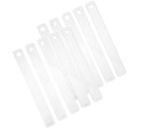 EPIGEIST 10pcs Acrylic Polymer Clay Depth Guide for Precise Thickness Control Transparent Rolling Pin Stick Tools for Pottery Crafts and Polymer Earrings Portable Clay Shaping Kit