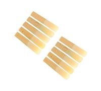 EPIGEIST 10Pcs Clarinet Reeds Strength Professional Reed for Saxophone Lightweight Compact Musical Instrument Accessories for Clarinet Players and Performances