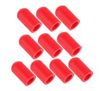 EPIGEIST 10pcs Drumstick Tips Drum Mute Replacement for Easy to Install Drum Dampeners Stylish Red for Percussion Instruments