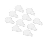 EPIGEIST 10pcs Fan-shaped Makeup Brush Protectors with Brush Head Covers Sturdy Protective Lids Suitable for Travel and Daily Makeup Storage