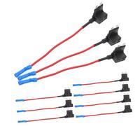 EPIGEIST 10pcs Fuse Tap Adapter Inline Fuse Holder Kit for Automotive Circuit Protection Standard Plug Socket for Cars Trucks Rvs and Boats