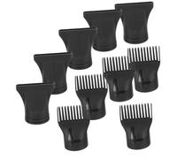 EPIGEIST 10Pcs Hair Dryer Nozzle Comb Blow Dryer Attachment for Sleek Styling Lightweight and High Temperature Resistant for Home Use and Travel