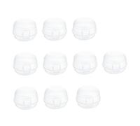 EPIGEIST 10pcs Kitchen Knob Cover Universal Safety Cover Gas Cooker Knob White Pp Material Prevents Accidents Easy to Install Stove Oven Protection for Kitchen