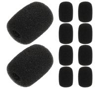 EPIGEIST 10pcs Mini Foam Microphone Windscreens Headset Microphone Covers Protective Sponge Compatible with V3 V9s Headsets for Audio Recording