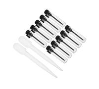 EPIGEIST 10pcs Mini Glass Bottles for Essential Oils Fragrance Travel Vials Elegant Design for Perfumes and Aromatherapy for Sampling The Go