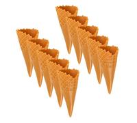 EPIGEIST 10pcs Mini Ice Cream Cone Charms DIY Phone Case Decors Craft Supplies for Jewelry Hairpin Accessories Making