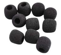 EPIGEIST 10pcs Mini Microphone Windscreen Covers, Lapel Headset Mic Shields with Foam Sponge, Noise Reduction Windshield for Wireless Lavalier and Headset Microphones in Studio and Outdoor Use