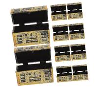 EPIGEIST 10pcs Miniature Treasure Chest Ornaments Vintage Pirate Jewelry Boxes Party Decoration Mini House Accessory Realistic Craft Models