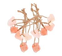 EPIGEIST 10pcs Pink Mineral Salt Lick Blocks with Pre-drilled for Hanging Natural Chew for Horses Goats Deer Rabbits and Livestock Outdoor Nutrition Support