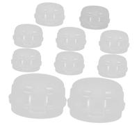 EPIGEIST 10pcs Plastic Stove Knob Covers Kitchen Stove Safety Guard Child-Proof Oven Knob Protectors Prevents Accidents Wear Resistance for Home