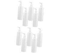 EPIGEIST 10Pcs Refillable Lotion Bottles Portable Toiletries Containers for Travel and Home Use Press Pump Design for Easy Dispensing for Bathroom Kitchen and Office