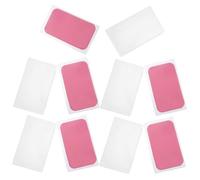 EPIGEIST 10pcs Reusable Silicone Eyelash Extension Pads for Lash Grafting Ultrathin Soft Lash Lift Shields Self-adhesive Holders for and Beginners Pink and Transparent