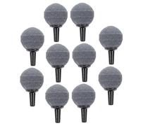 EPIGEIST 10pcs Small Aquarium Air Stones Bubble Diffusers 30x30mm round Fish Tank Bubble Stone for Oxygenation and Aeration in Freshwater and Saltwater Tanks