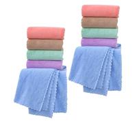 EPIGEIST 10pcs Soft Fleece Hamster Bedding Pads for Small Animals Guinea Pigs Rabbits Absorbent Washable Cage Liners Dual-use Bath Towels Cozy and Quick-dry