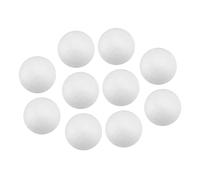 EPIGEIST 10pcs White Polystyrene Spheres for Christmas Decoration and Crafting Lightweight Modelling Balls for DIY Ornaments and Molecular Models Smooth Surface Craft Supplies