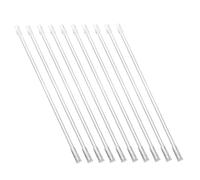 EPIGEIST 10pcs Window Blind Wands Curtain Rod Hook Transparent Pp