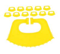 EPIGEIST 12pcs Calf Weaner Nose Clips for Cattle Livestock Movement Restriction Quick Installation Fit for Weaning and Healthy Growth Farms