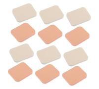 EPIGEIST 12Pcs Makeup Pads for Women White and Skin Tone Cosmetic Soft Powder Puff for Dry and Wet Use Fluffy Lightweight Face Care Tools for Natural Foundation Application