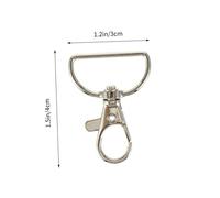 EPIGEIST 12pcs Metal Lobster Snap Clasps Swivel Claw Clasps for Keychains Bag DIY Accessories with Twist for Luggage Straps Dog Collars Craft Projects