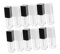 EPIGEIST 12pcs Refillable Lip Gloss Tubes Small Clear Empty Lip Balm Containers Travel Friendly Lightweight Bottles for Women