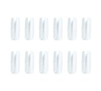 EPIGEIST 12pcs White Bed Sheet Fasteners Short Grippers | ABS Hard Plastic, Lock Sheets Tightly, Stable Overnight Use, for Raised-edge Mattresses and Guest Rooms Random Color